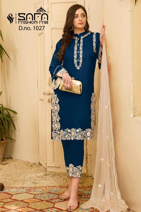 Safa Fashion 1027 georgette Readymade Pakistani Suit Collection